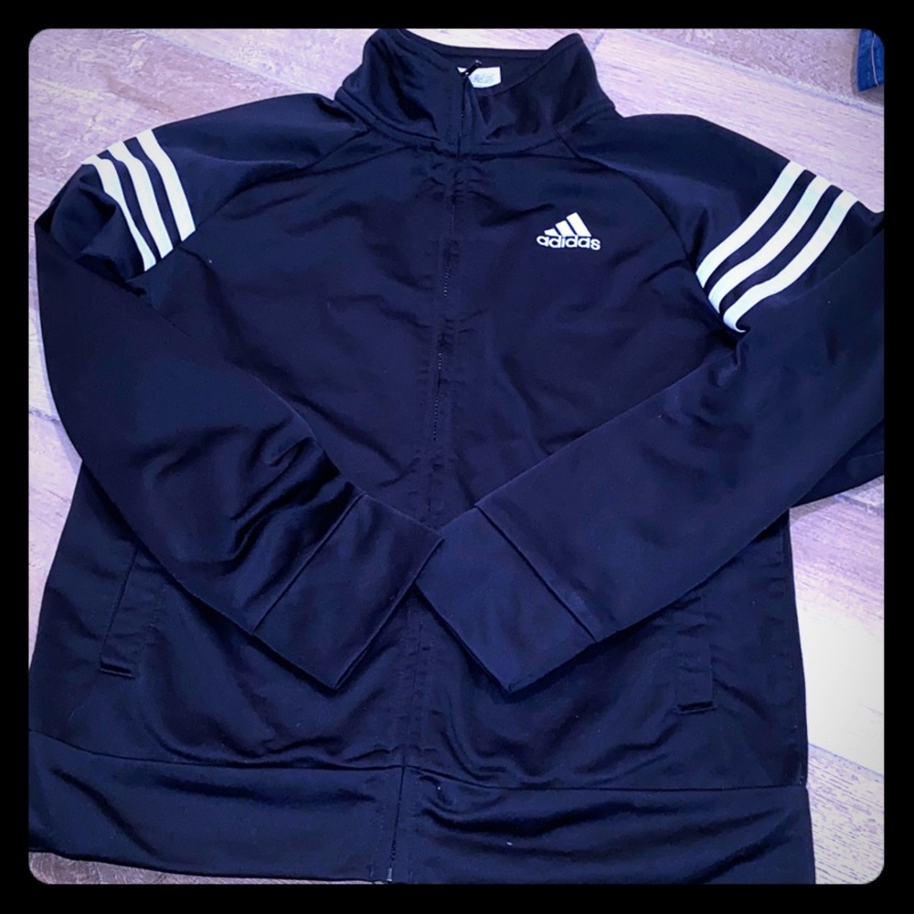 Girls black Adidas jacket